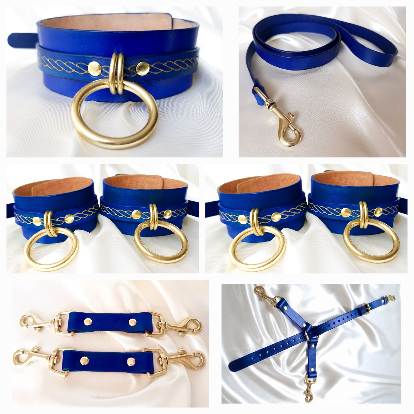 Spiral Choker and Cuffs Set