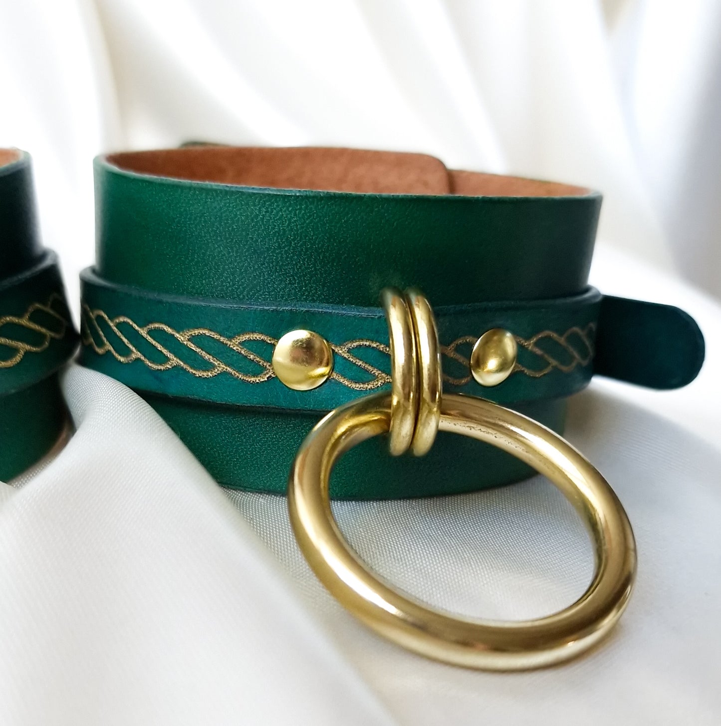 Spiral Cuffs Set Green