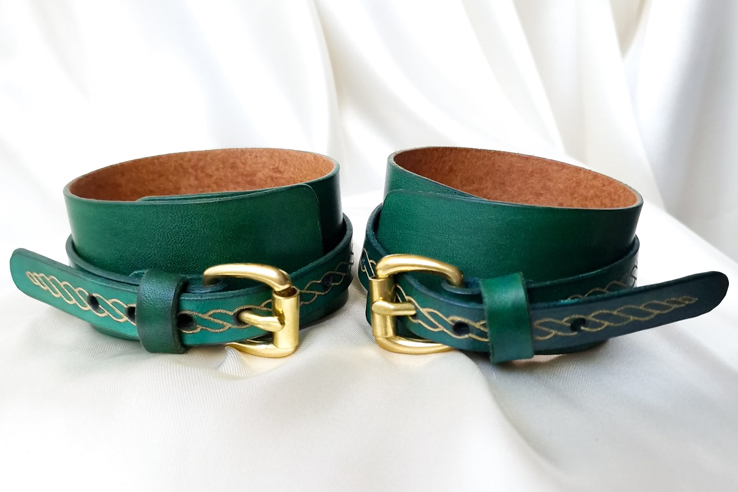 Spiral Cuffs Set Green