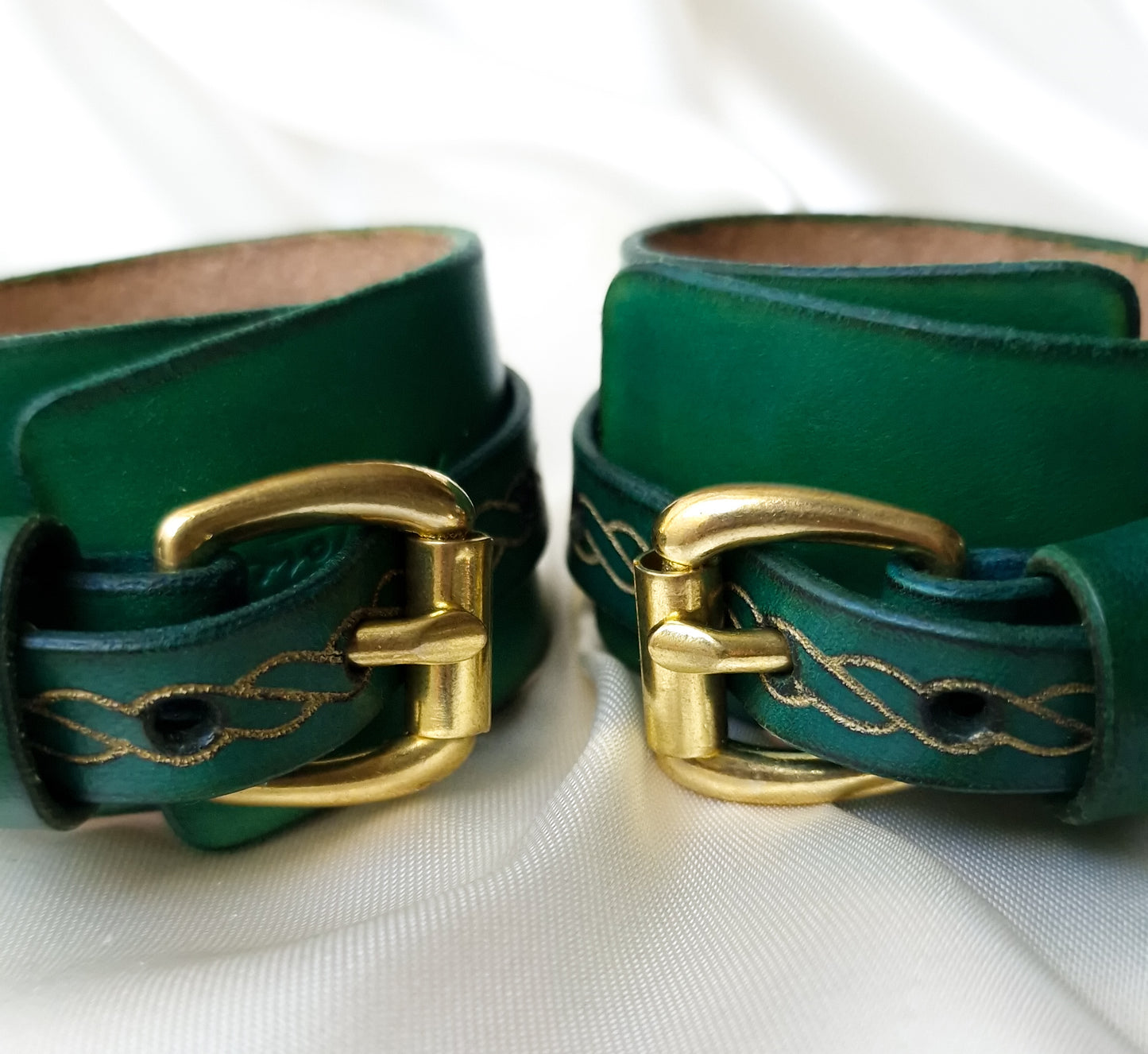 Spiral Cuffs Set Green