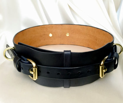 Ellipse Belt & Thigh Cuffs Black