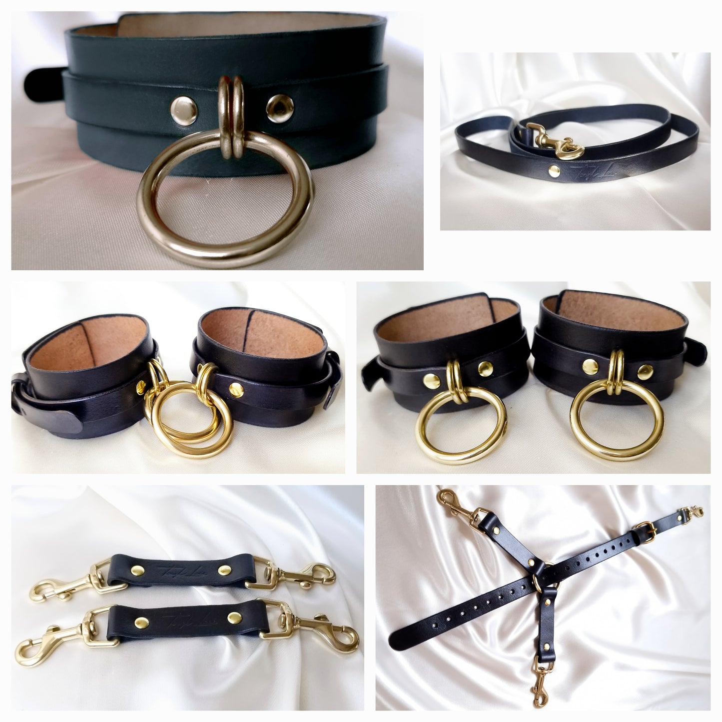 Ellipse Choker and Cuffs Set