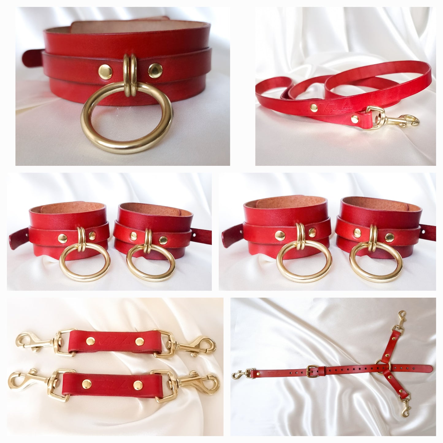 Ellipse Choker and Cuffs Set