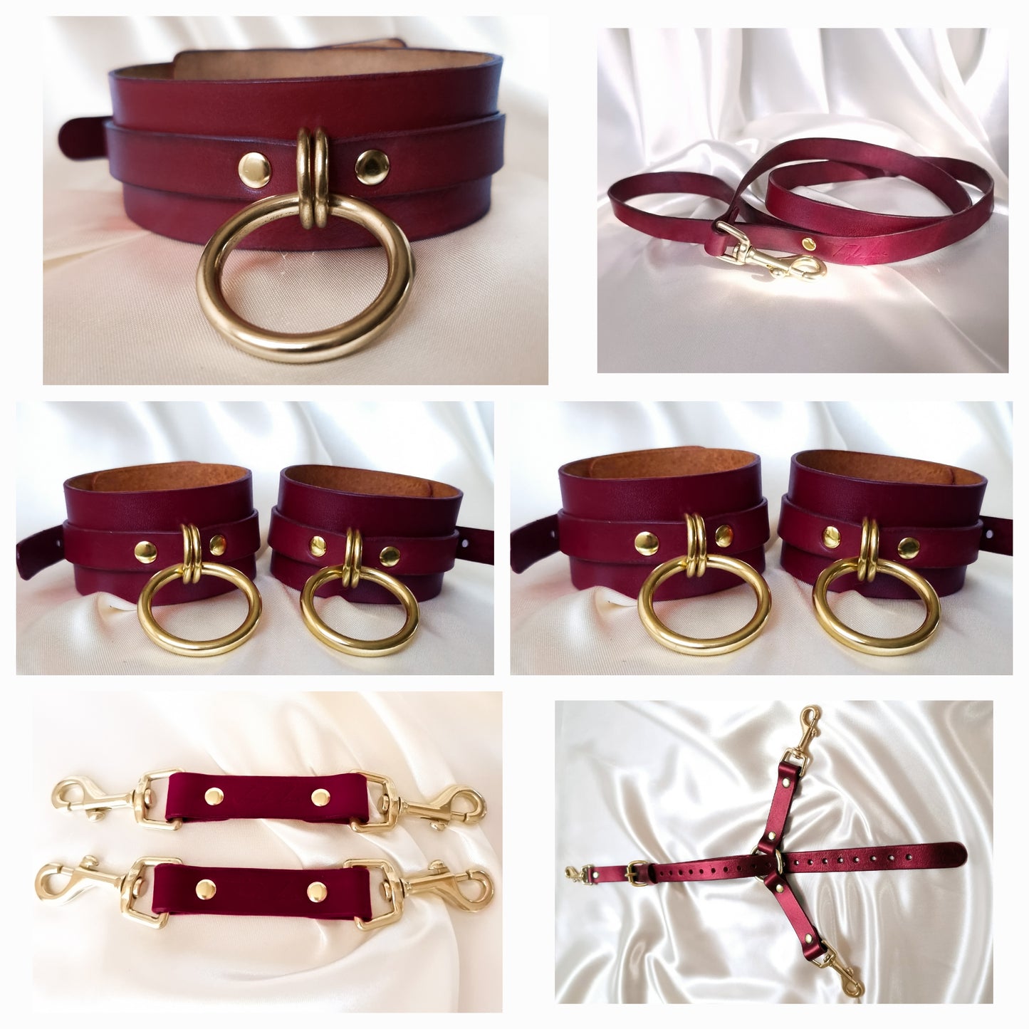 Ellipse Choker and Cuffs Set