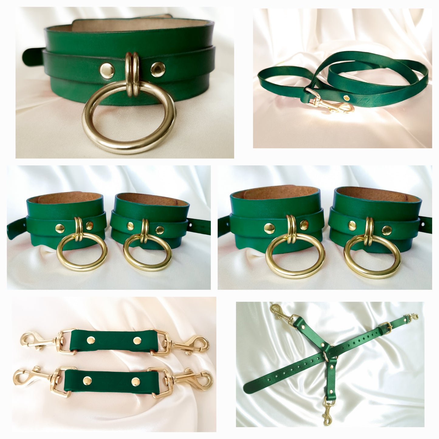 Ellipse Choker and Cuffs Set