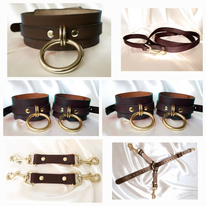 Ellipse Choker and Cuffs Set