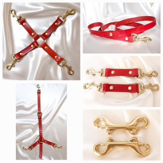 Bondage Fixation Full Set Red