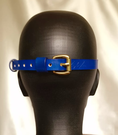 Fetish feline mask with high-end ornamental flourishes.